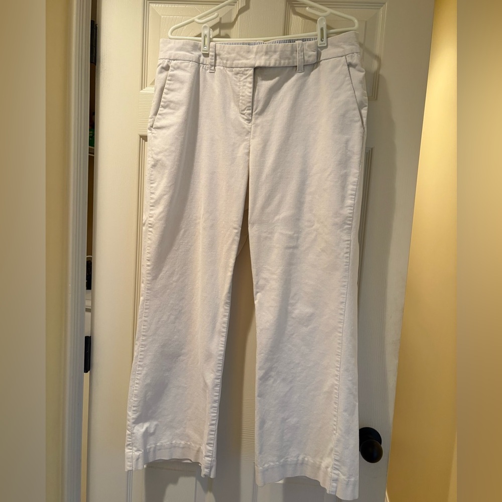 Tommy Hilfiger Women's Creamy White Straight Leg Jeans